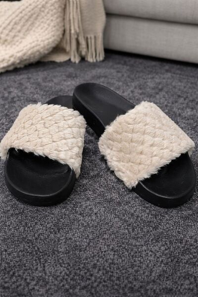 luvo shoes Daily Orthopedic Non-Slip Sole Fur Women's House Slippers