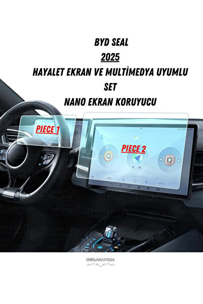 UniqAnatolia Byd Seal 2025 Ghost Screen and Multimedia Compatible Set Nano Sc...