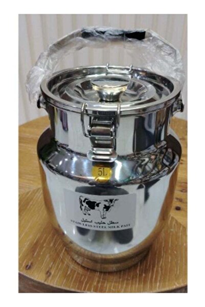 Generic Stainless Steel Milk Bucket 5 Liters
