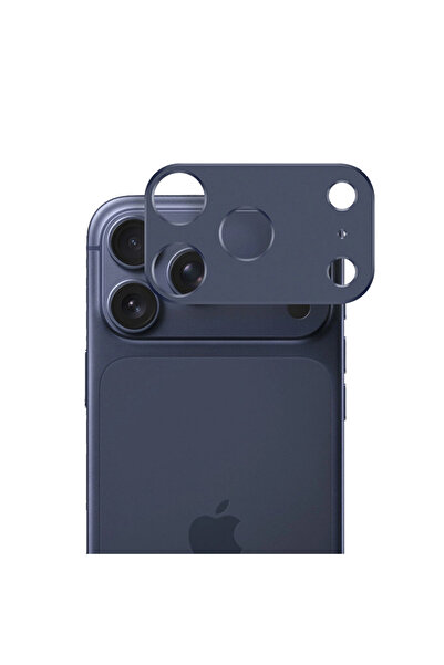 Techsuit - Full Camera Glass - iPhone 17 Pro Max - Deep Blue