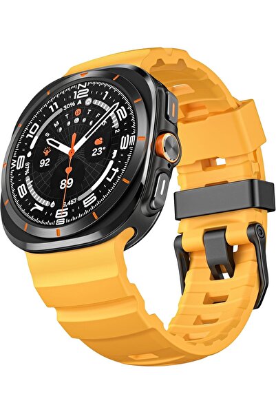 Alstrap Samsung Galaxy Watch Ultra Compatible Outdoor Metal Buckle Sports Sil...