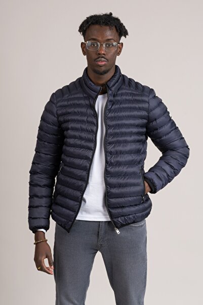 FBI Slimfit Polyamide Unlined Mock Neck Lightly Padded Puffer Jacket