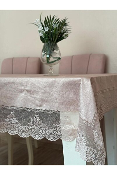 Essa Home Collection Örme Tül Leke Tutmaz Masa Örtüsü 160 x 220