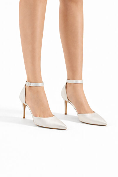 Moda Line Γυναικεία παπούτσια με μυτερή μύτη με λεπτό τακούνι βραδινό φόρεμα ...