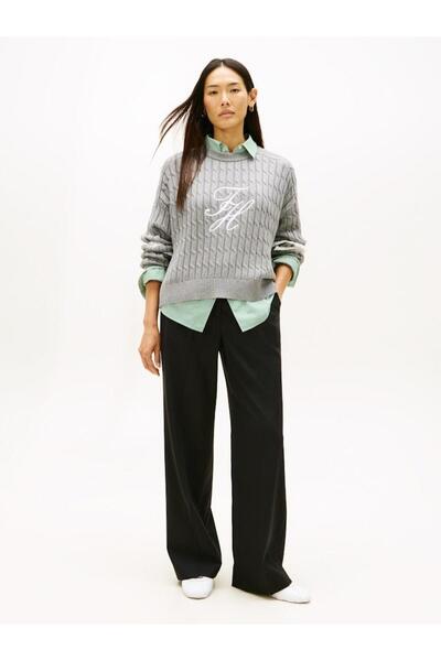 Tommy Hilfiger Timeless Wool Wide Leg Pants