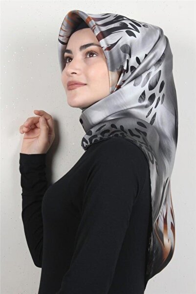 Pierre Cardin Tivil İpek Eşarp IST 8439438- 912 Siyah-Gold Karışık Desen