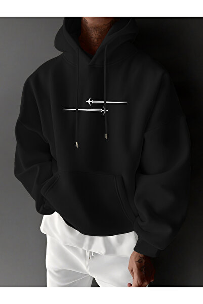 ADAMARA هودي Urban Comfort مصنوع من القطن بنسبة 100%