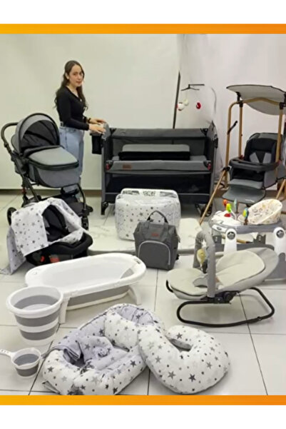 modabebekler Moda Bebekler Bebek Çeyiz Seti | Bebek Arabası Dahil Yenidoğan H...