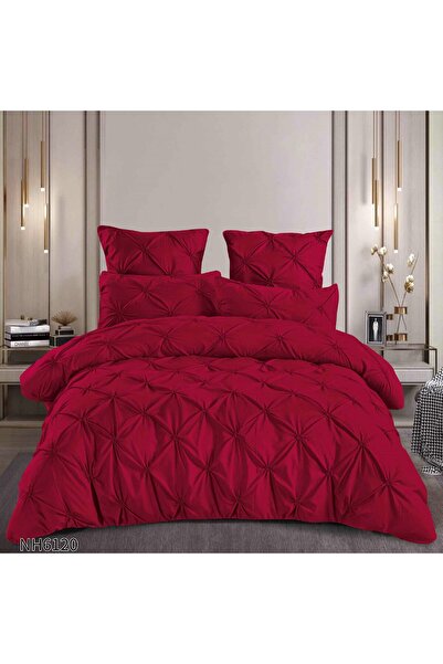 OEM Bed linen with pleats and elastic 180x200 for double bed 2 people, 6 piec...