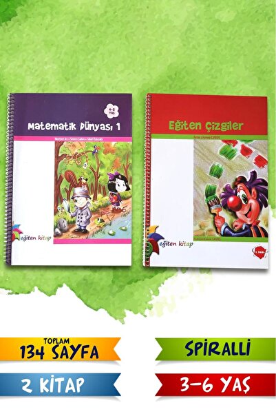 Harika Çocuk Yayınları 3–6 Yaş Eğiten Kitap Öğrenme Seti – Matematik Dünyası ...