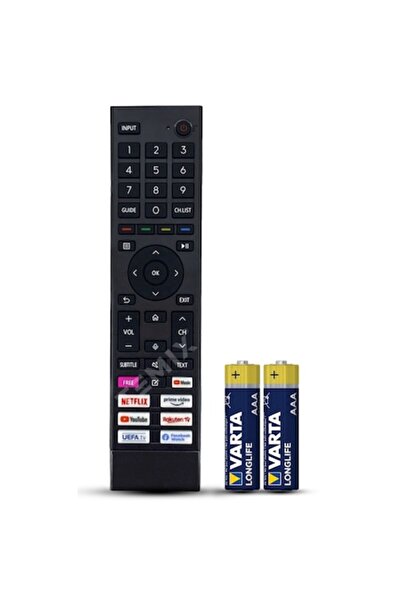 temix Compatible remote control Hisense, 43A6BG, 43A7GQ, 50A6BG, 50E76GQ, ERF...