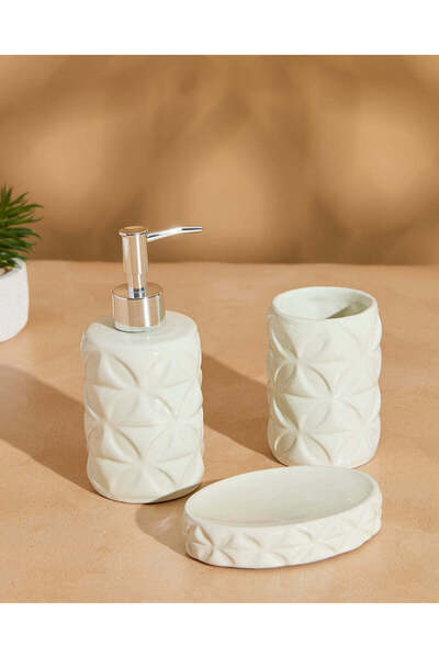 REDTAG Cream Bathroom Set (3 Piece)
