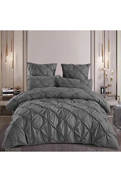 OEM Bed linen with pleats and elastic 180x200 for double bed 2 people, 6 piec...