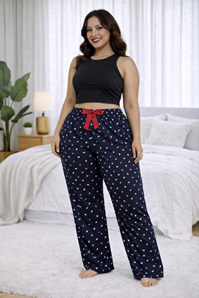 Lady Queen Ring Viskon Kumaş Pijama Altı