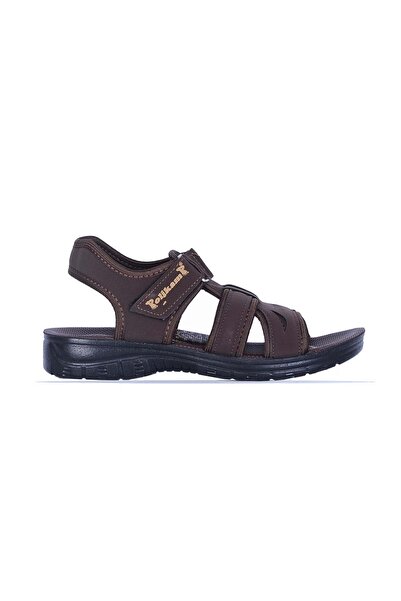 moda ayakkabım Moda Ayakkabı 385 Kahve Erkek Yazlık Sandalet Ayakkabı