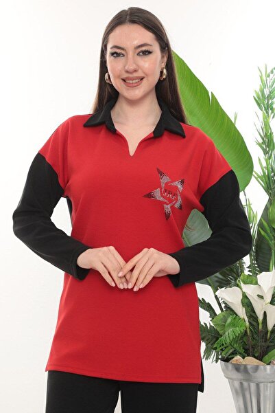 JERFİ Women's Plus Size Double Modal Set