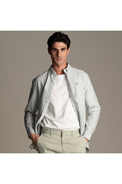 Giordano Men's Lion Oxford Shirt