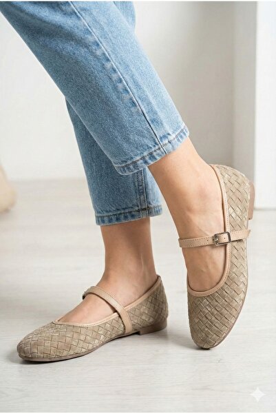 StWenn Women's Knitted Ballerina Shoes Orthopedic Lightweight Sole Daily Use