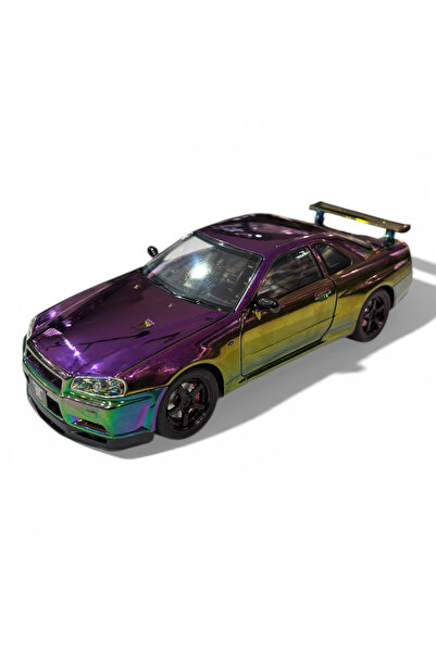 HOBBİEZ WORLD 1/24 Nissan GTR R34 - Midnight Purple
