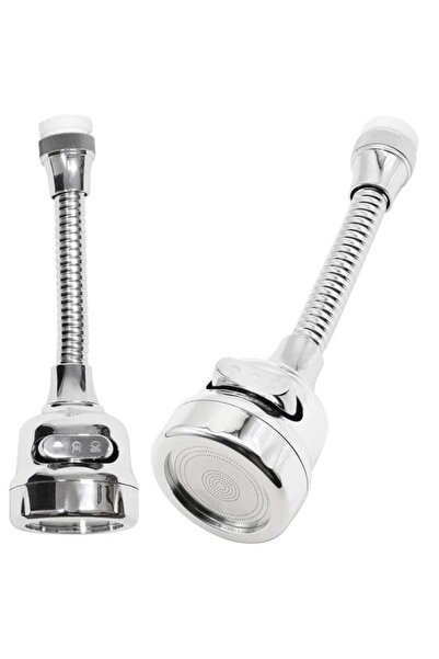 Didihou 3 Fonksiyonlu Mini Kuğubar Boru Krom - Döner Başlıklı Musluk Ucu