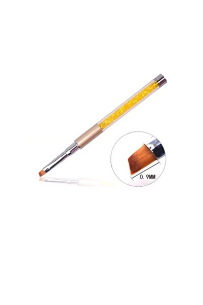 Pink Nails Βούρτσα για κρυστάλλους χρυσού