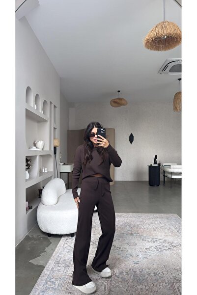 Buket Teke Brown Corded Suit