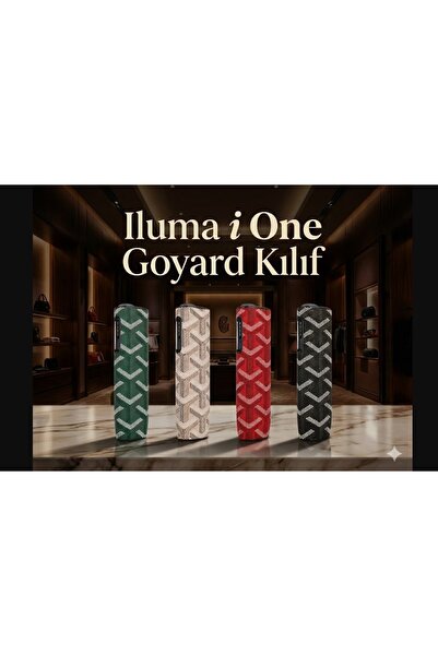 YuumiCo Iluma i One Goyard Desenli Krem IQOS Kılıfı - Yeni Model iluma i one ...