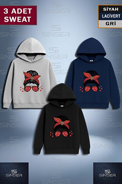 SS SİNSER Φούτερ με στάμπα SWEAT 3LU "ΓΥΑΛΙΑ ΚΟΡΙΤΣΙΟΥ ΜΕ ΚΟΚΚΙΝΟ ΛΕΟΠΑΡΝΤΙΜΕ...