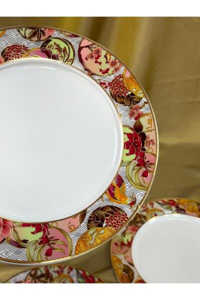 ACAR Dream 6 Lı Porselen Servis Tabağı TKEBT KUŞLU