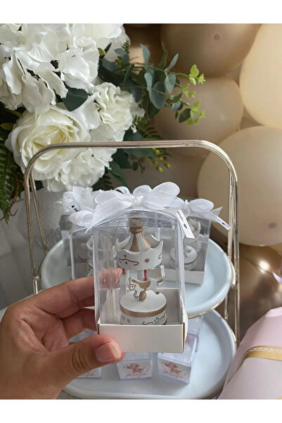 Tasarım Periniz Doğum Hediyesi Hoşgeldin Bebek Atlı Karınca Hediyelik 15 Adet