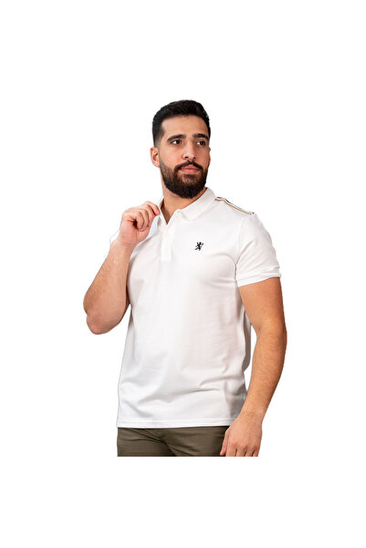 Giordano Men's Slim Fit Short Sleeve Polo with Embroidery