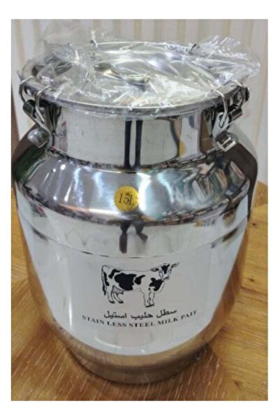 Generic Stainless Steel Milk Bucket 15 Liters