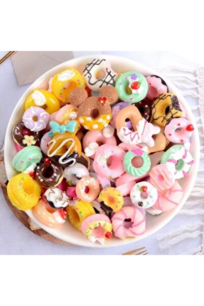 Pink Nails 3D Nail Art Set Donuts