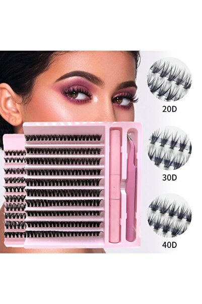 Belora Σετ Ψεύτικων Βλεφαρίδων Προνομιακής Ποιότητας με Κόλλα & Εφαρμογέα