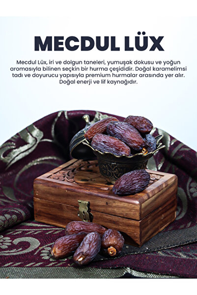 MEDİNE MECDUL LÜX HURMA MENŞEİ BAHÇEDEN SOFRANIZA DOĞAL & KATKISIZ 10 KĞ