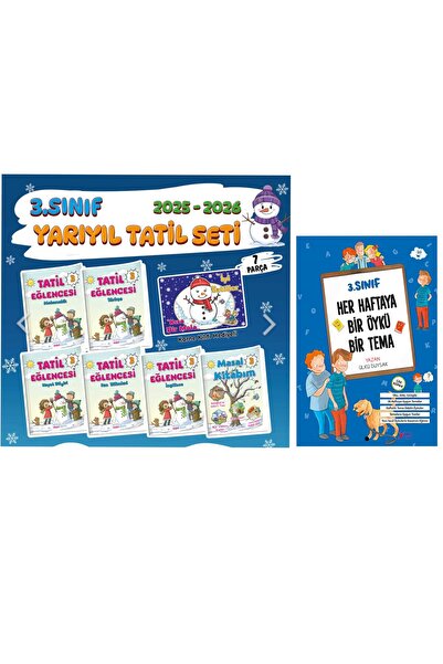 Mavi Deniz Yayınları 3. Sınıf Yarıyıl Tatil Seti Son Baskı + Okuma Anlama
