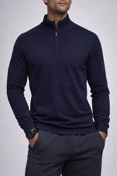 COMBİNE MİCHAİL Pulover tricotat pentru bărbați, în tendințe, de iarnă, în cu...