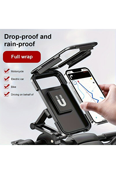 FIXATO Universal Waterproof Phone Holder for Motorcycle, Bicycle, Scooter, 36...