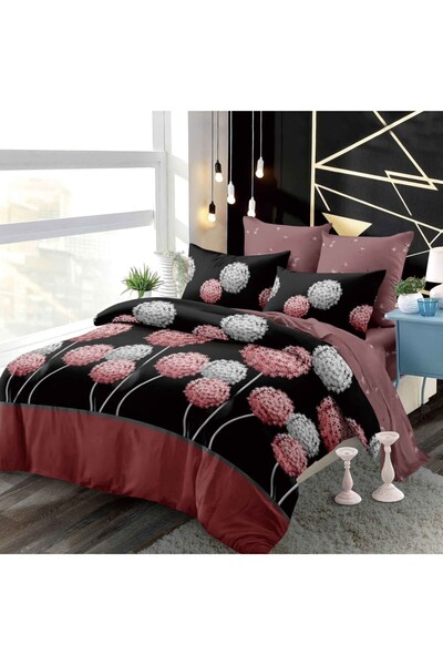 OEM Bed linen with elastic 180x200 for double bed 2 people, 6 pieces, DREAM-0586