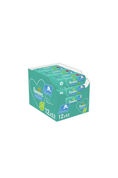 Pampers Servetele umede Fresh Clean, 12 pachete x 52, 624 buc