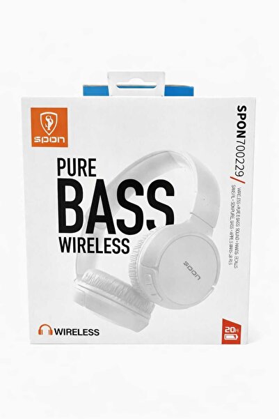 Spon Pure Bass Wireless Over-Ear Headphones