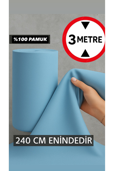 ÇIQRIK HOME 3 Metre Pamuk Nevresim Astarlık Pamuklu Kumaş En: 240 cm Nevresim...