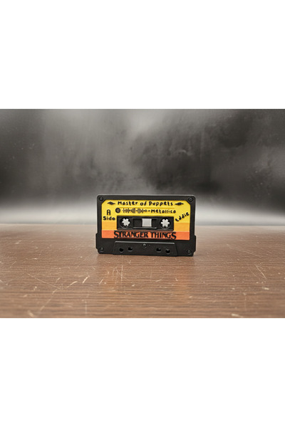 3DEpics Stranger Things Eddie Munson - Master Of Puppets Dekoratif Teyp Kaset...