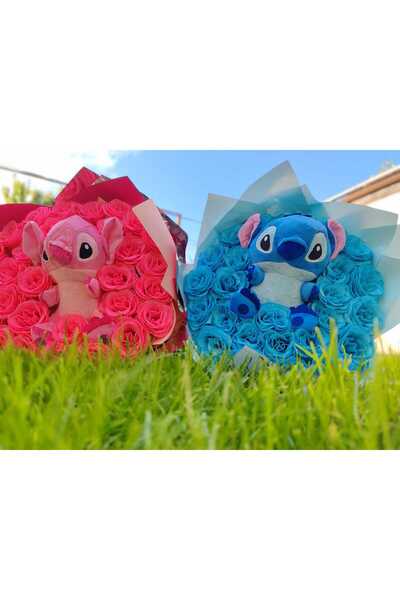 OEM Bouquet with Stich Bouquet with imperial roses with incorporated glitter ...