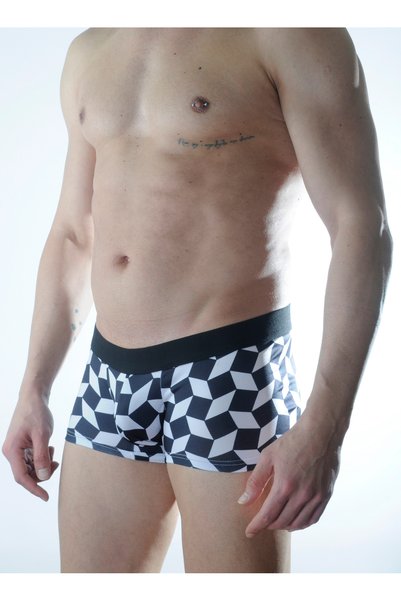 ÇAĞLAR BUTİK Erkek Desenli Boxer İç Giyim(CB301105)
