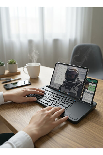 ROSE TEKNOLOJİ ÇİFT BAĞLANTI DESTEKLİ MİNİ TOUCHPAD’Lİ UZUN PİL ÖMÜRLÜ KABLOS...