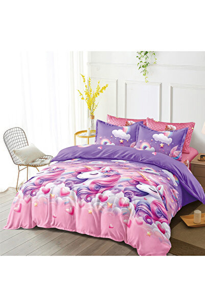 OEM Bed linen with elastic 180x200 for double bed 2 people, 6 pieces, DREAM-0547