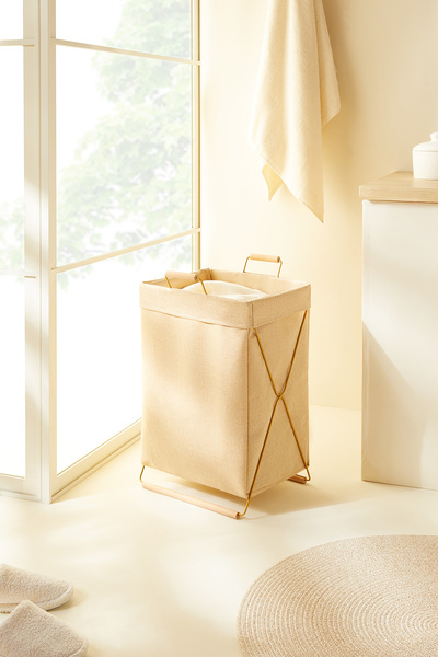 Ocean Home Textile Katlanabilir Metal Destekli Jüt Keten Düzenleyici Oyuncak ...