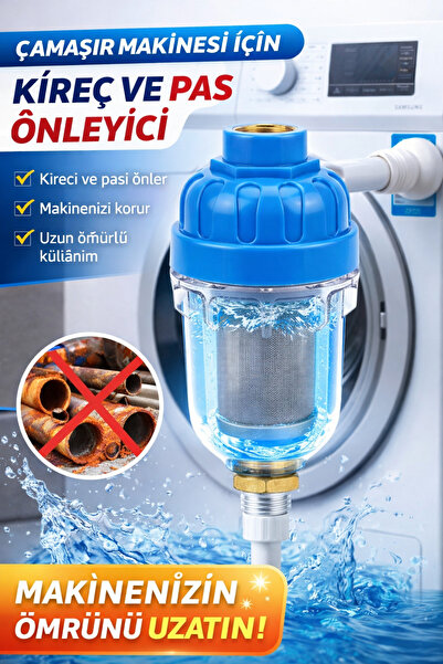 Ecuy Çamaşır Makinesi İçin Kireç & Pas Önleyici Ön Filtre Sistemi Çok fonksiy...