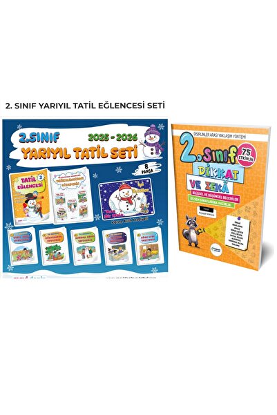 Mavi Deniz Yayınları 2. Sınıf Yarıyıl Tatil Seti Maarif Modeline Göre Son Bas...